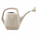 Arrosoir 5 L 45 x 17 x 30 cm en plastique beige avec pommeau style moderne