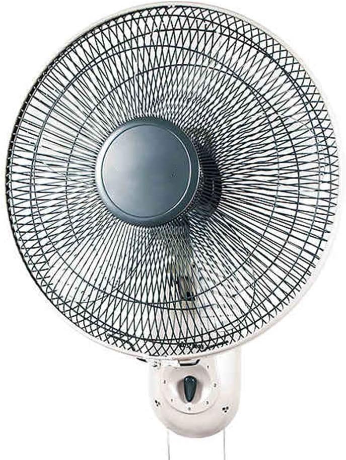 Ventilateurs Ventilateur mural, 16 pouces, 3 vitesses, 120 ° d'oscillation, ventilateur en métal robuste pour usage industriel, commercial