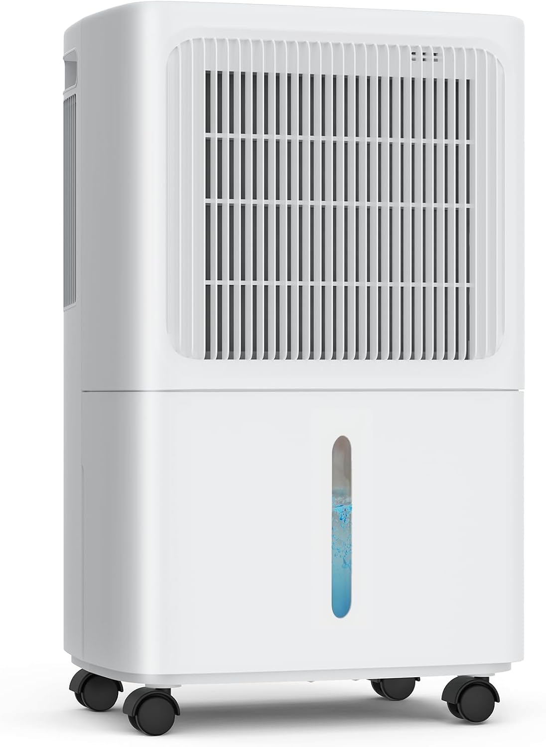 LEENON 12L/24h Deshumidificateur d Air Ultra-Silencieux, Modes Intelligent/Continu/Nuit, Double Système de Drainage, Arrêt/Redémarrage Automatique