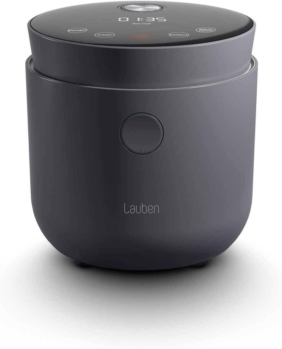 Lauben LOW Sugar Rice Cooker, Cuiseur à riz avec fonction à faible teneur en sucre, 1,5 l, fonction de maintien au chaud