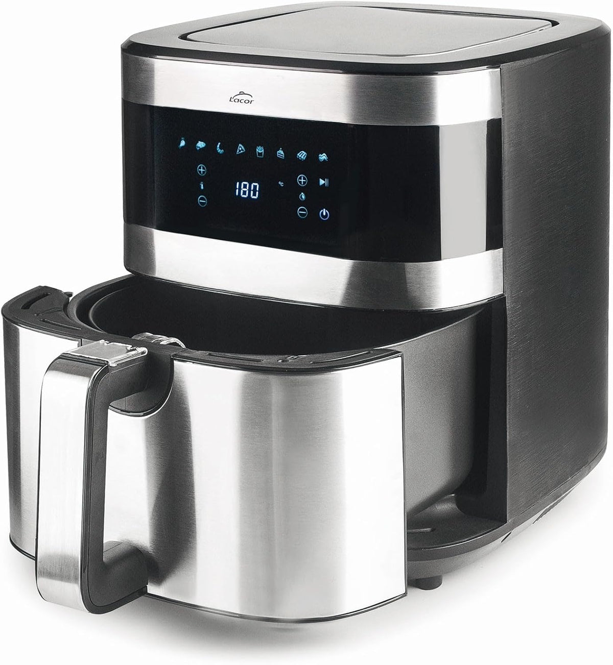 Lacor 69511 - Friteuse sans huile Ecofry, friteuse à air avec technologie, Ustensile professionnel durable