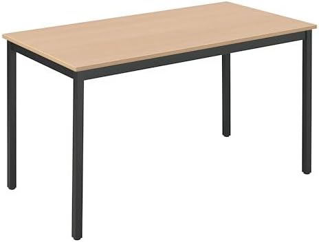 Générique Table Multi-usages hêtre L 120 x P 60 cm - Éco (Noir)