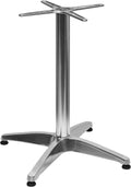 Import Tool BASE POUR TABLE BAR EN ALUMINIUM AVEC PIED CENTRAL BASEMENT TABLE BAR (Silver)