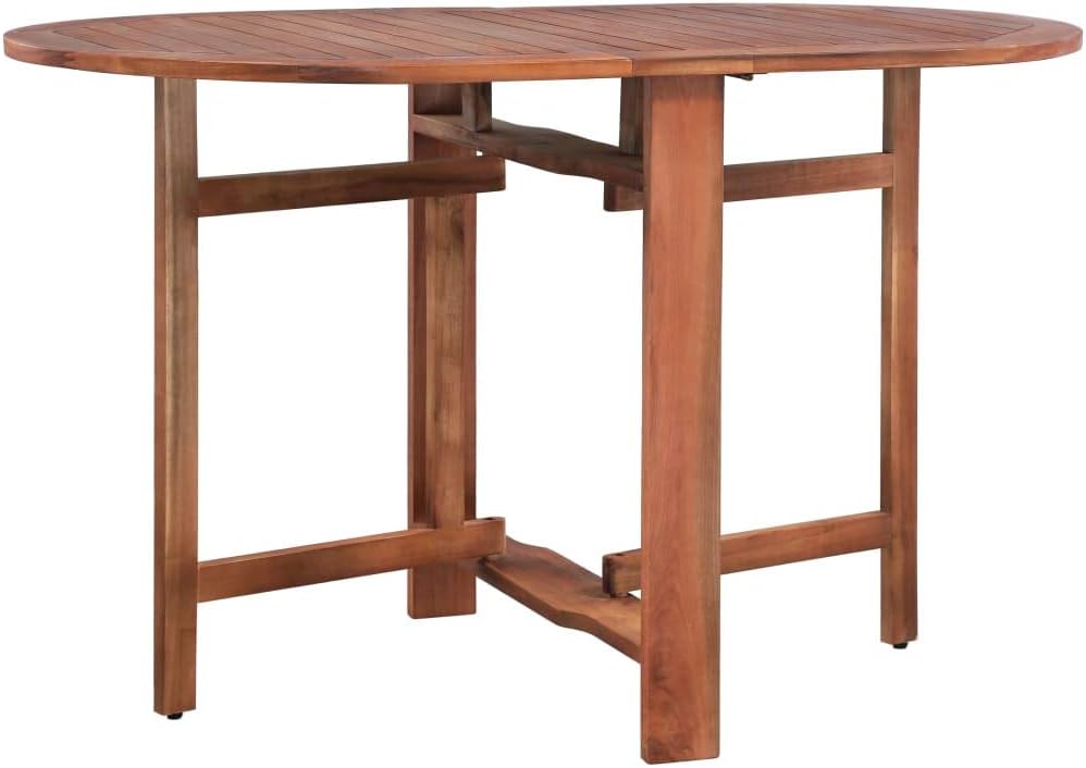 vidaXL Table de jardin 120x70x74 cm Bois d acacia massif