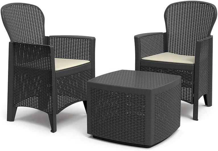 ipae progarden Ipae-Progarden Ensemble Tree Anthracite avec coussins