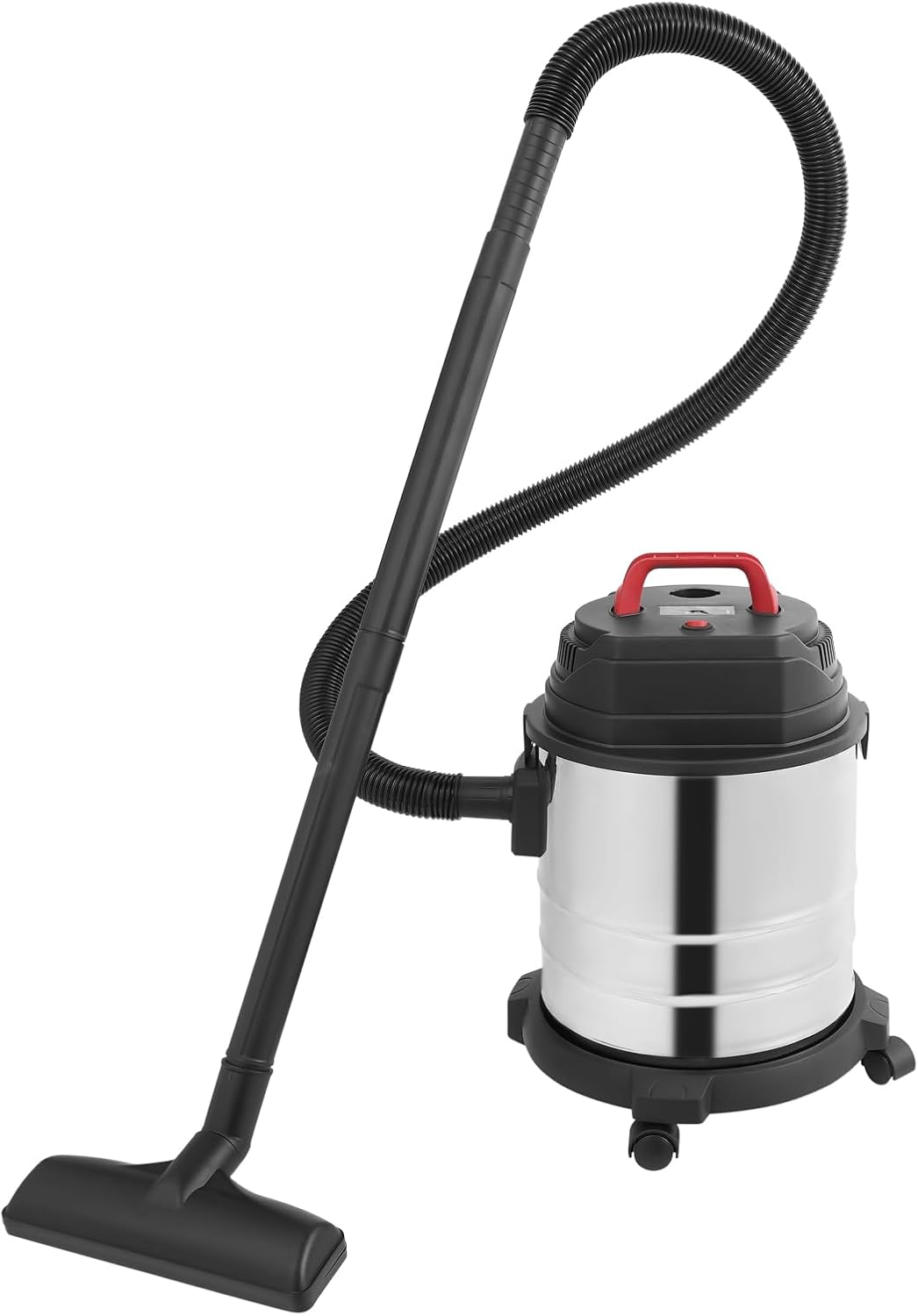 OMGGYER Aspirateur industriel humide et sec en acier inoxydable 1500 W 20 l Aspirateur d'atelier sans sac