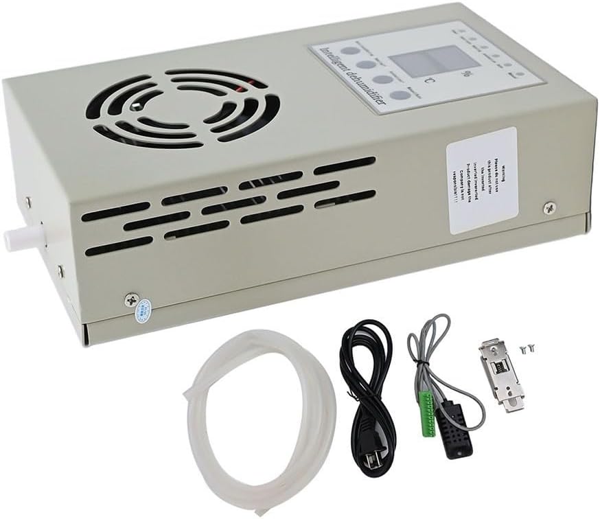 Déshumidificateur industriel pour armoires de commande, système mécanique avec gestion de l'humidité de précision, coque en acier inoxydable