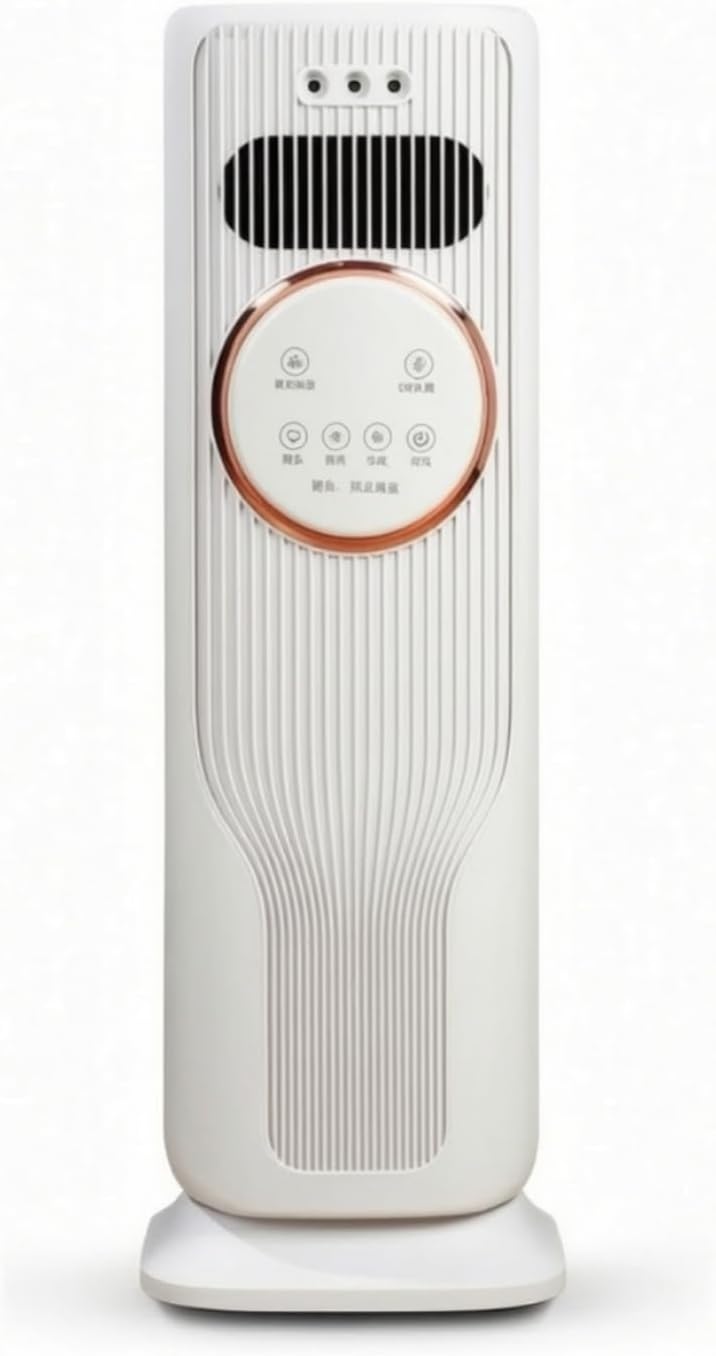 LOVIVER Ventilateur Climatiseur Tour Chauffage Refroidissement Numérique Appareil 2 en 1 Télécommande Réglage Température Distribution Homogène