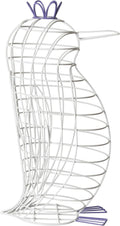 SELETTI 'Corbeille Métal Verni Fantastique Domestico-pinguinocm.23 x 20h.40,5