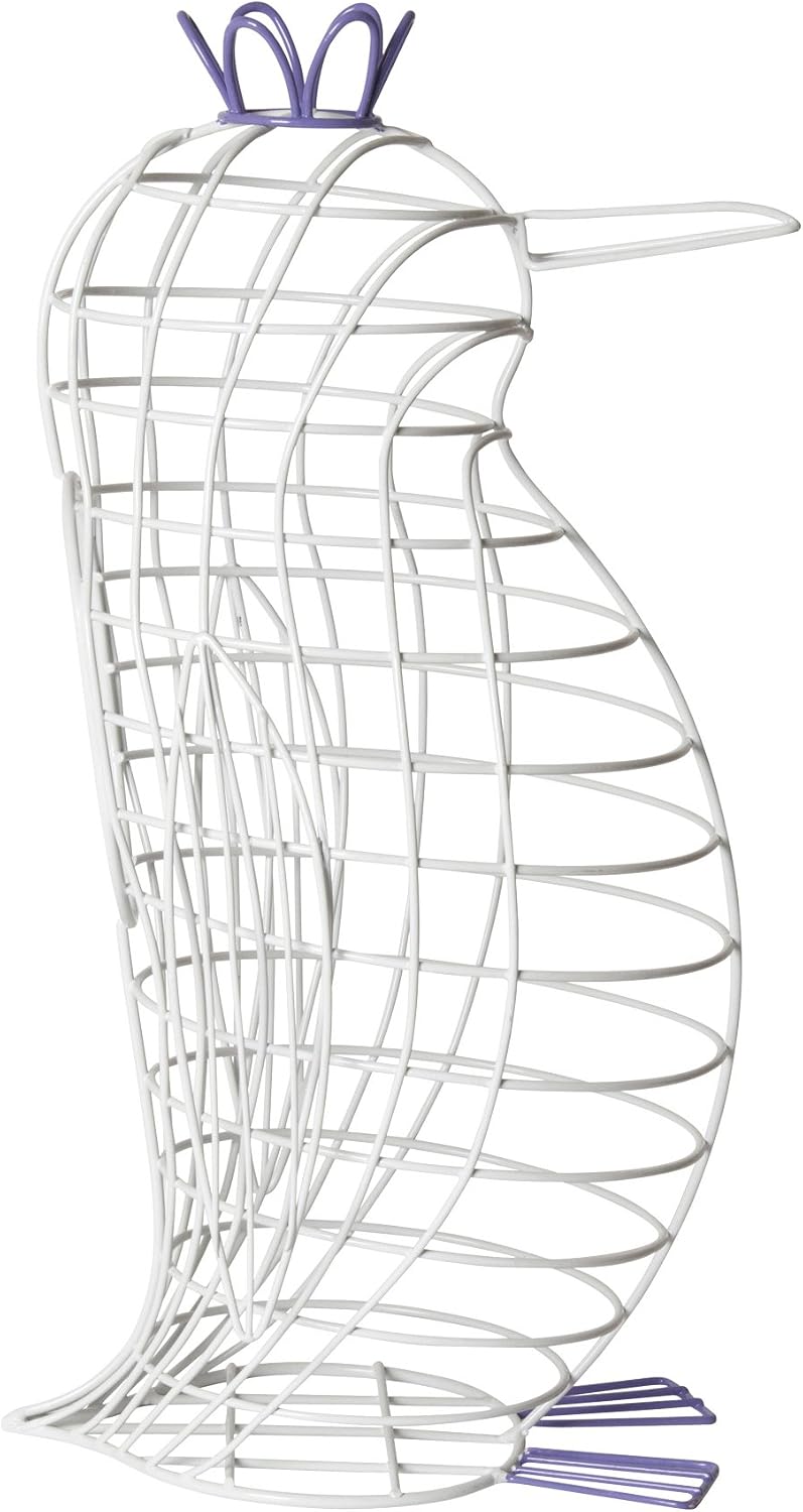 SELETTI 'Corbeille Métal Verni Fantastique Domestico-pinguinocm.23 x 20h.40,5