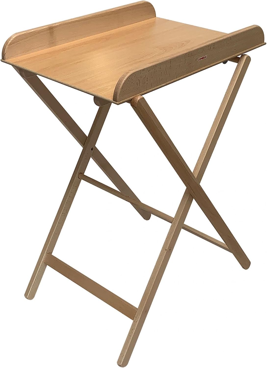 Combelle Table à Langer Pliante Jade, Bois Naturel Finition Vernis