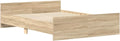 vidaXL Cadre de lit sans Matelas chêne Sonoma 140x190 cm