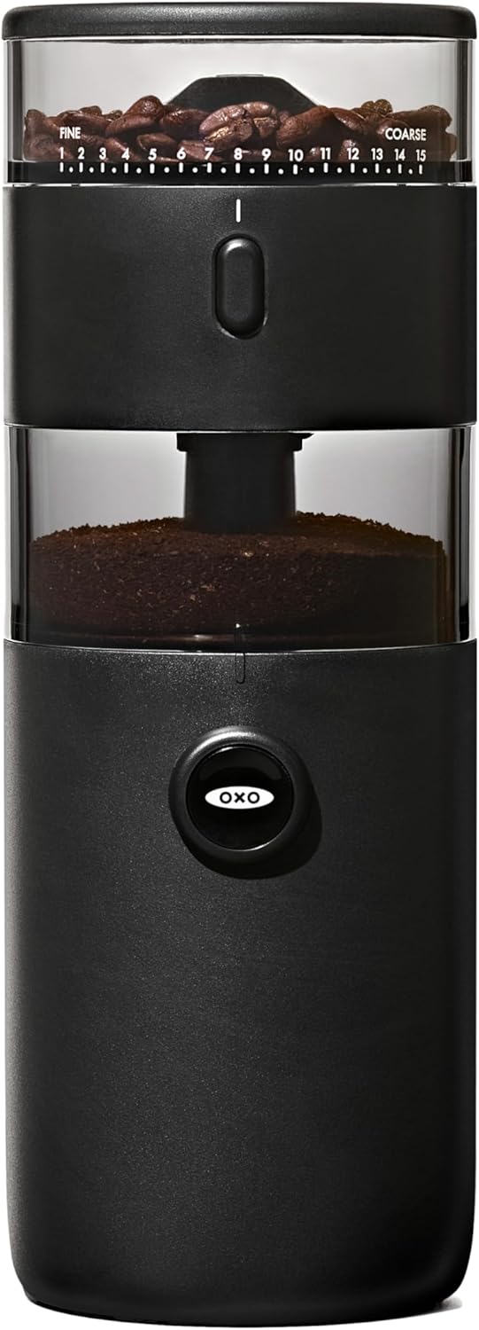 OXO 8720800 Meuleuse conique compacte en plastique Noir