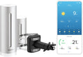 Netatmo Station Météo Intérieur Extérieur Connectée sans Fil avec Support Mural - Compatible Alexa, Apple et Google Home